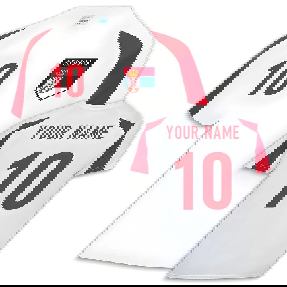 Serbia Sports Training Jersey (Your Name)