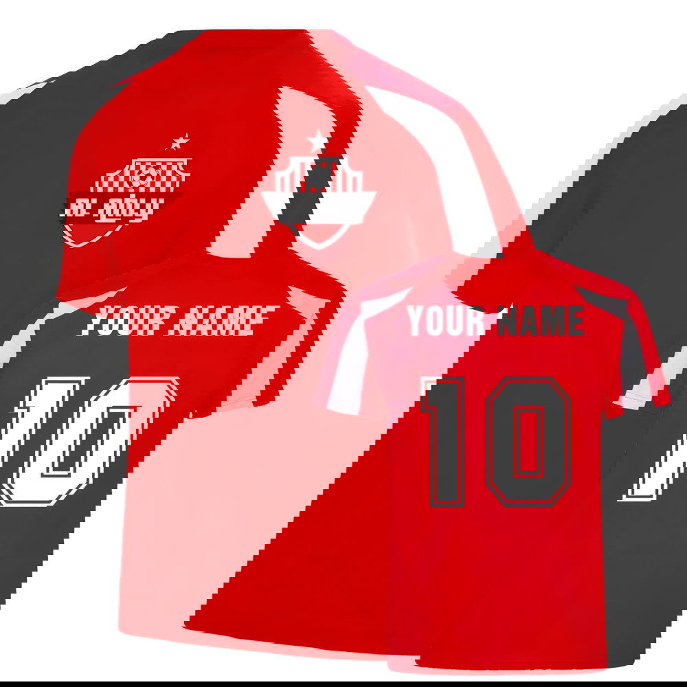 Al-Ahly Sports Training Jersey (Your Name)