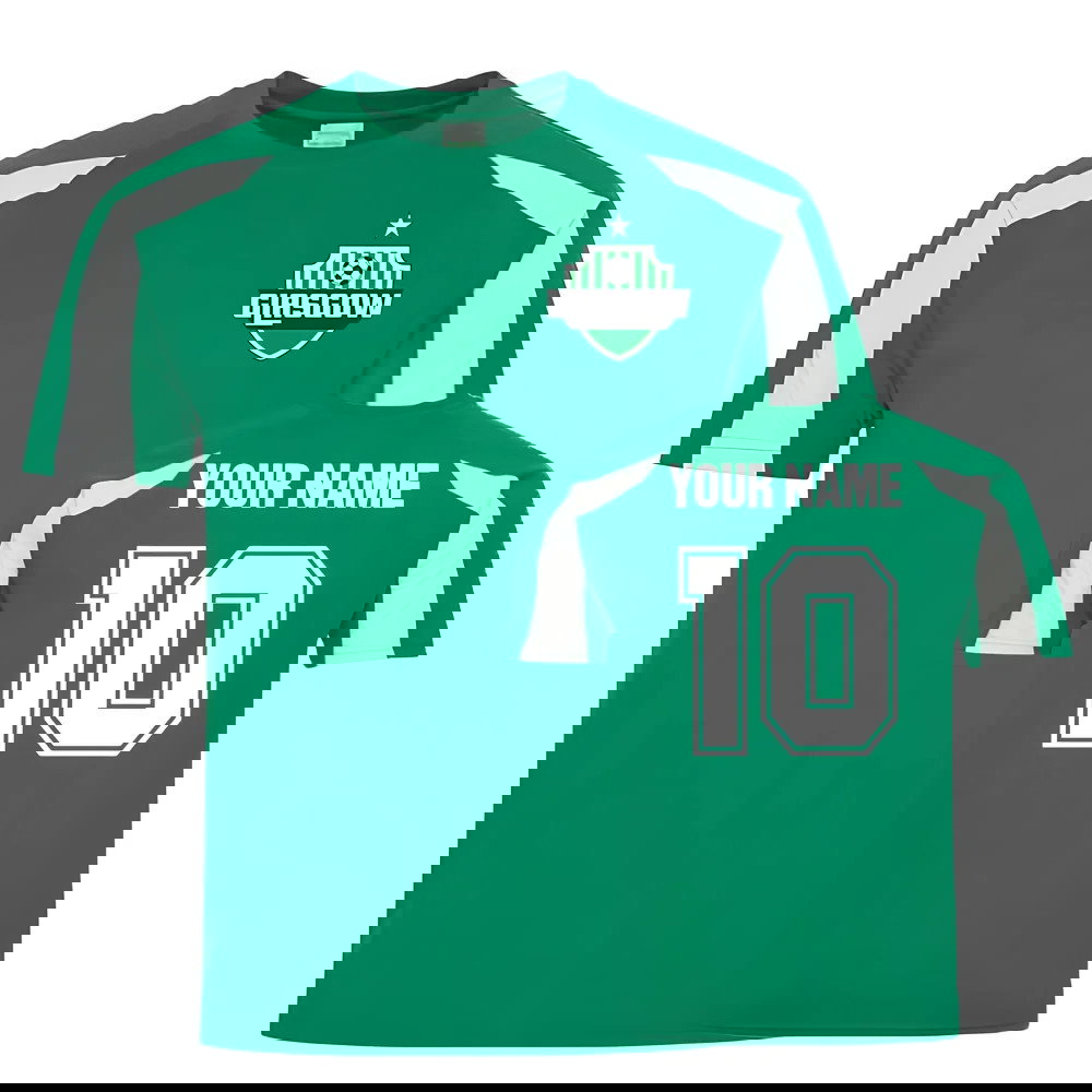 Your Name Celtic Sports Training Jersey (Green)