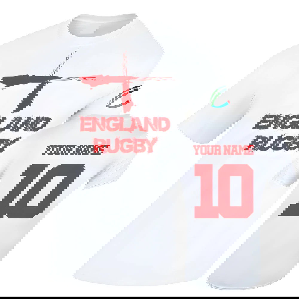 England Country Rugby T-Shirt (Your Name)