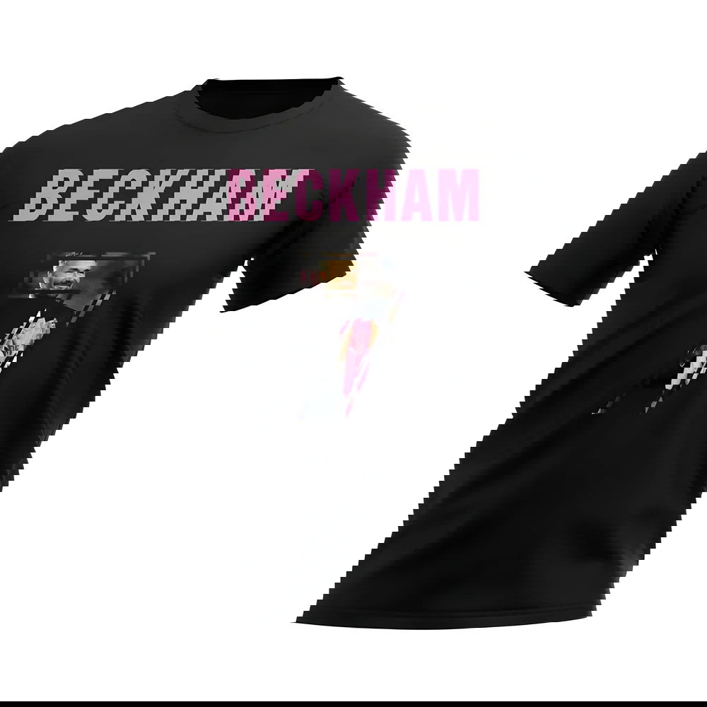 David Beckham Name And Number Inter Miami T-Shirt (Black)