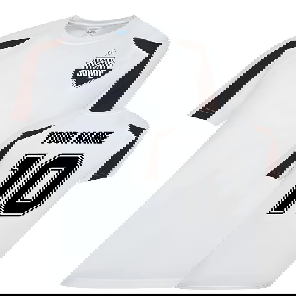Your Name Juventus Sports Training Jersey (White)