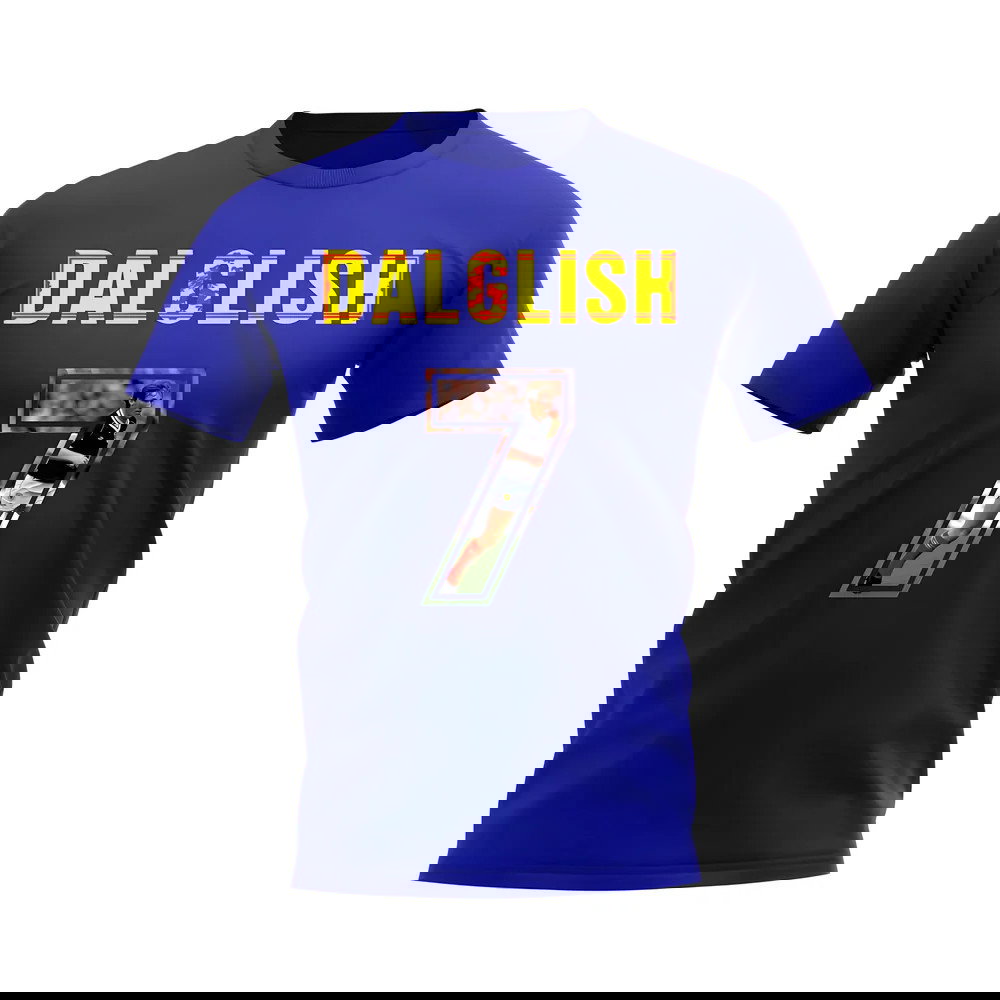 Kenny Dalglish Name And Number Scotland T-Shirt (Blue)