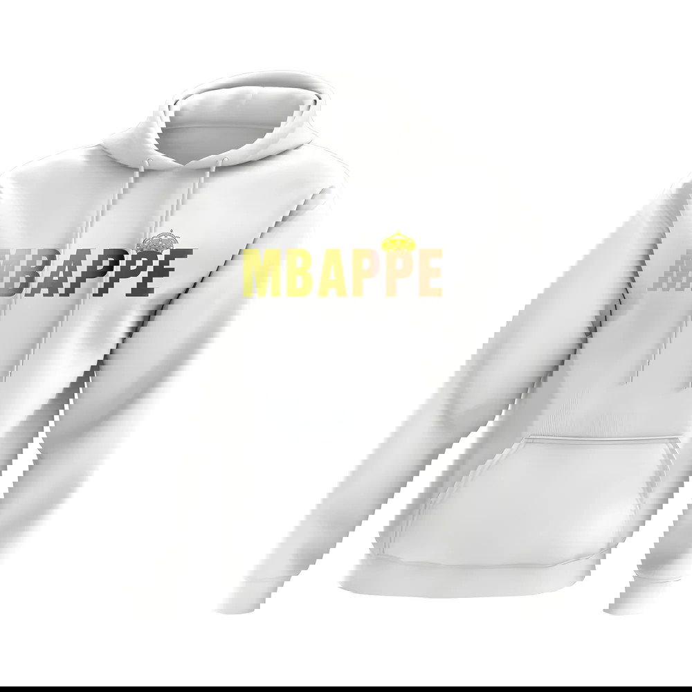 Kylian Mbappe Real Madrid Crown Hoody (White)