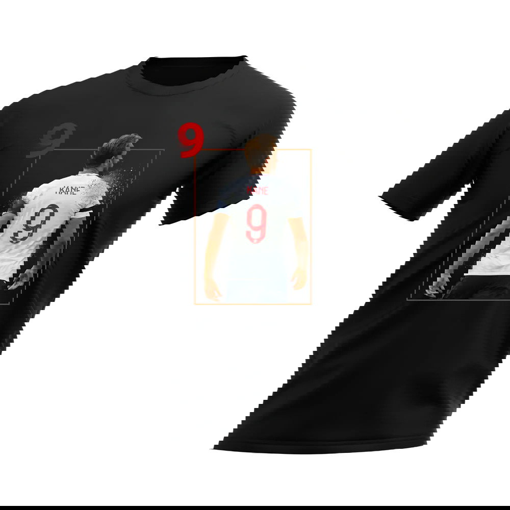 Harry Kane England Fade T-Shirt (Black)