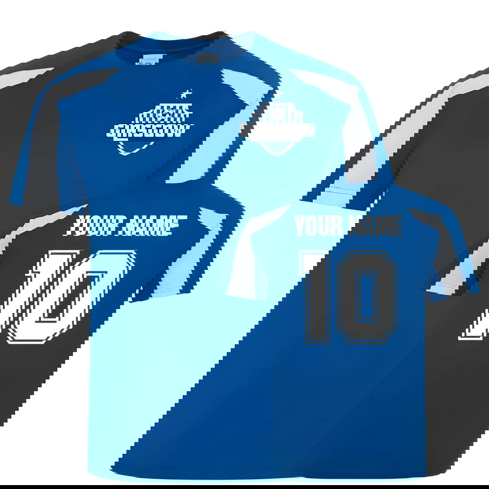 Your Name Rangers Sports Training Jersey (Blue)