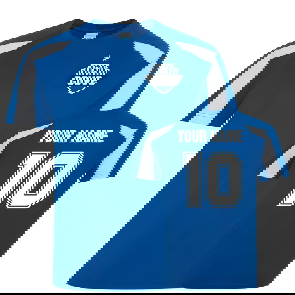 Your Name Cove Rangers Sports Training Jersey (Blue)