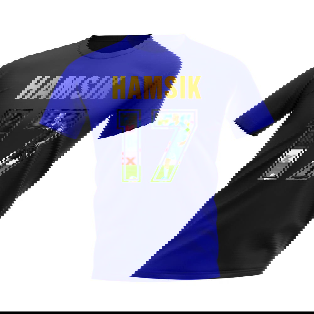 Marek Hamsik Name And Number Slovakia T-Shirt (Blue)