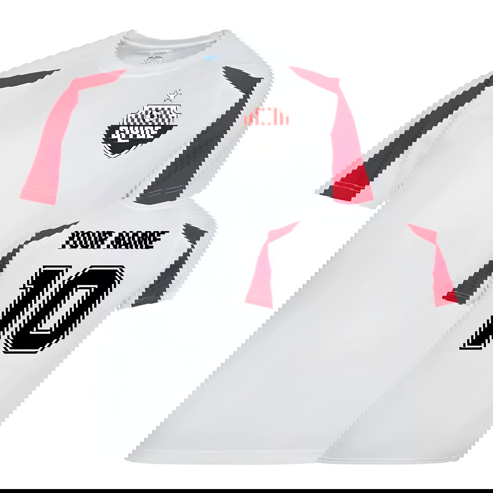 Your Name Clyde Sports Training Jersey-(White)