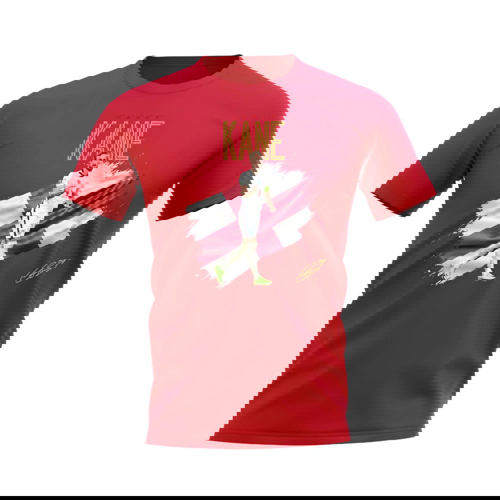 Harry Kane England Flag T-Shirt (Red)