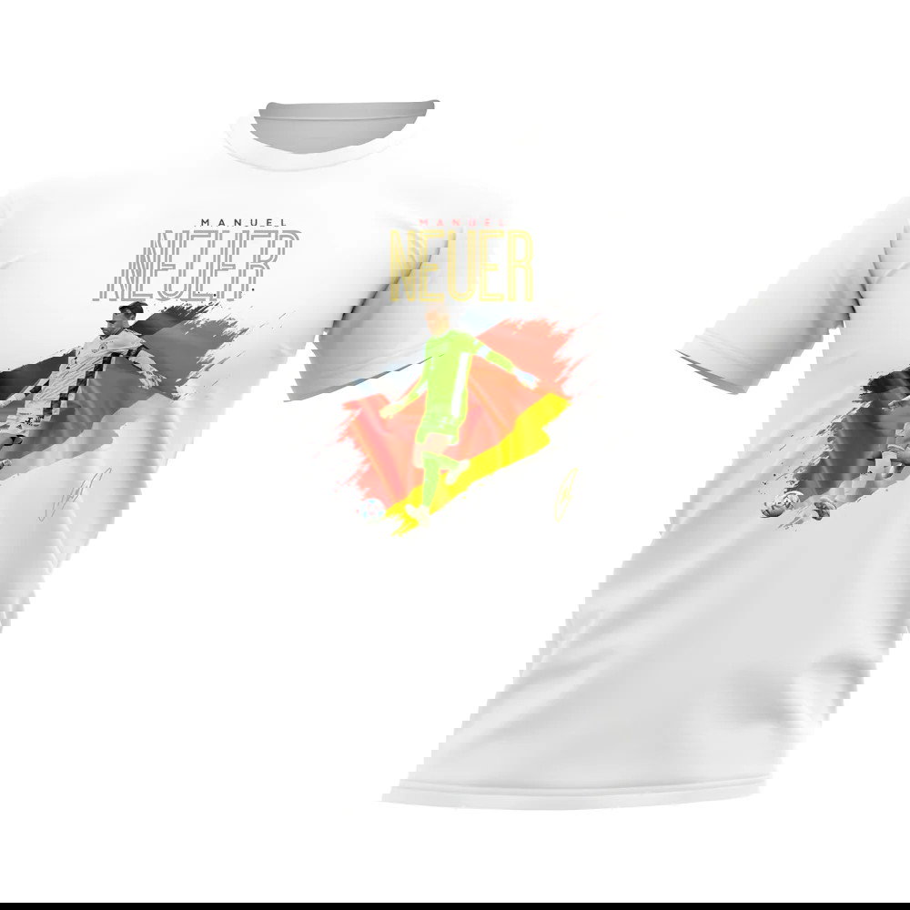 Manuel Neuer Germany Flag T-Shirt (White)