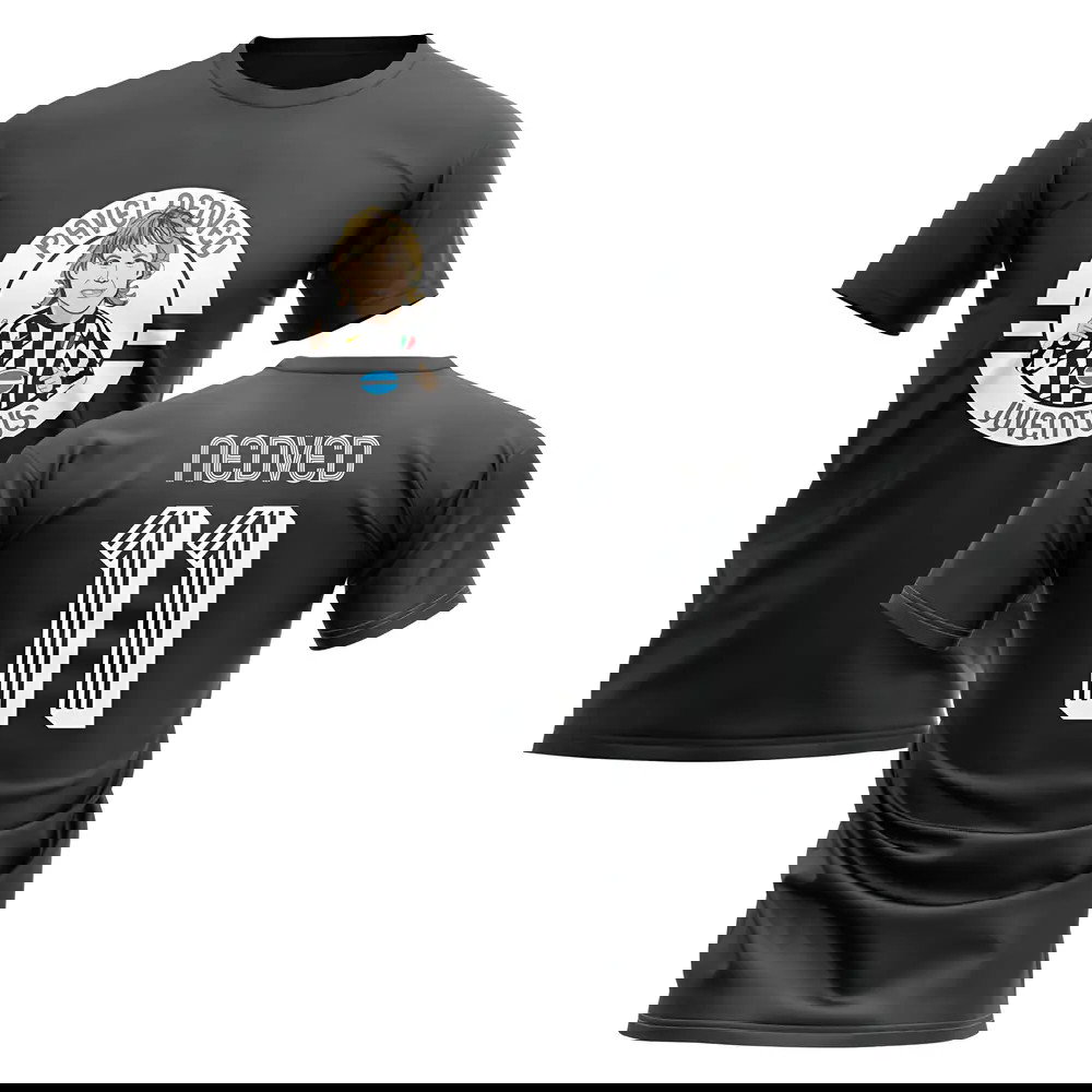 Pavel Nedved Juventus Illustration T-Shirt (Black)