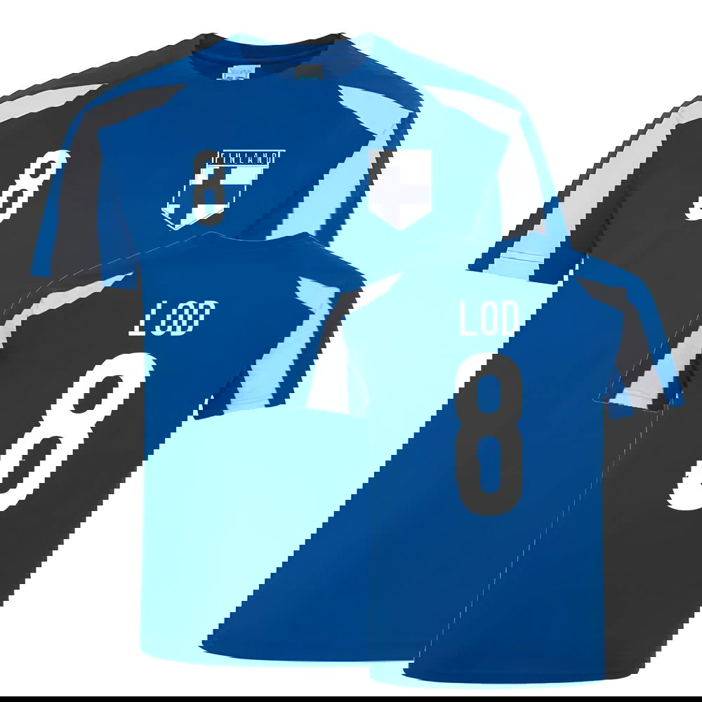 Robin Lod Finland Sports Training Jersey (Blue-White)