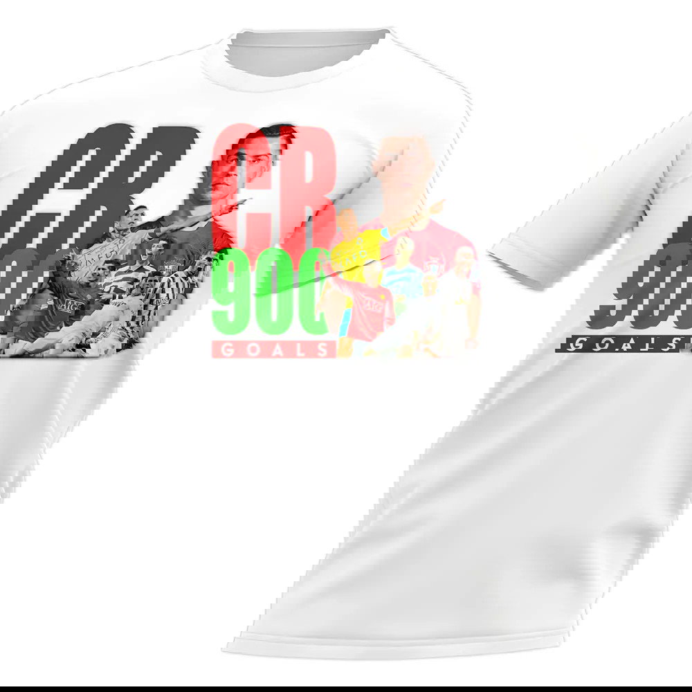 Cristiano Ronaldo 900 Goals T-Shirt (White)