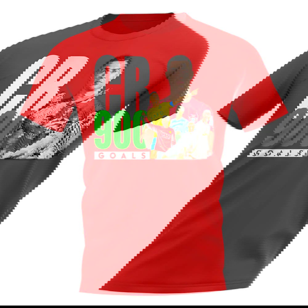 Cristiano Ronaldo 900 Goals T-Shirt (Red)