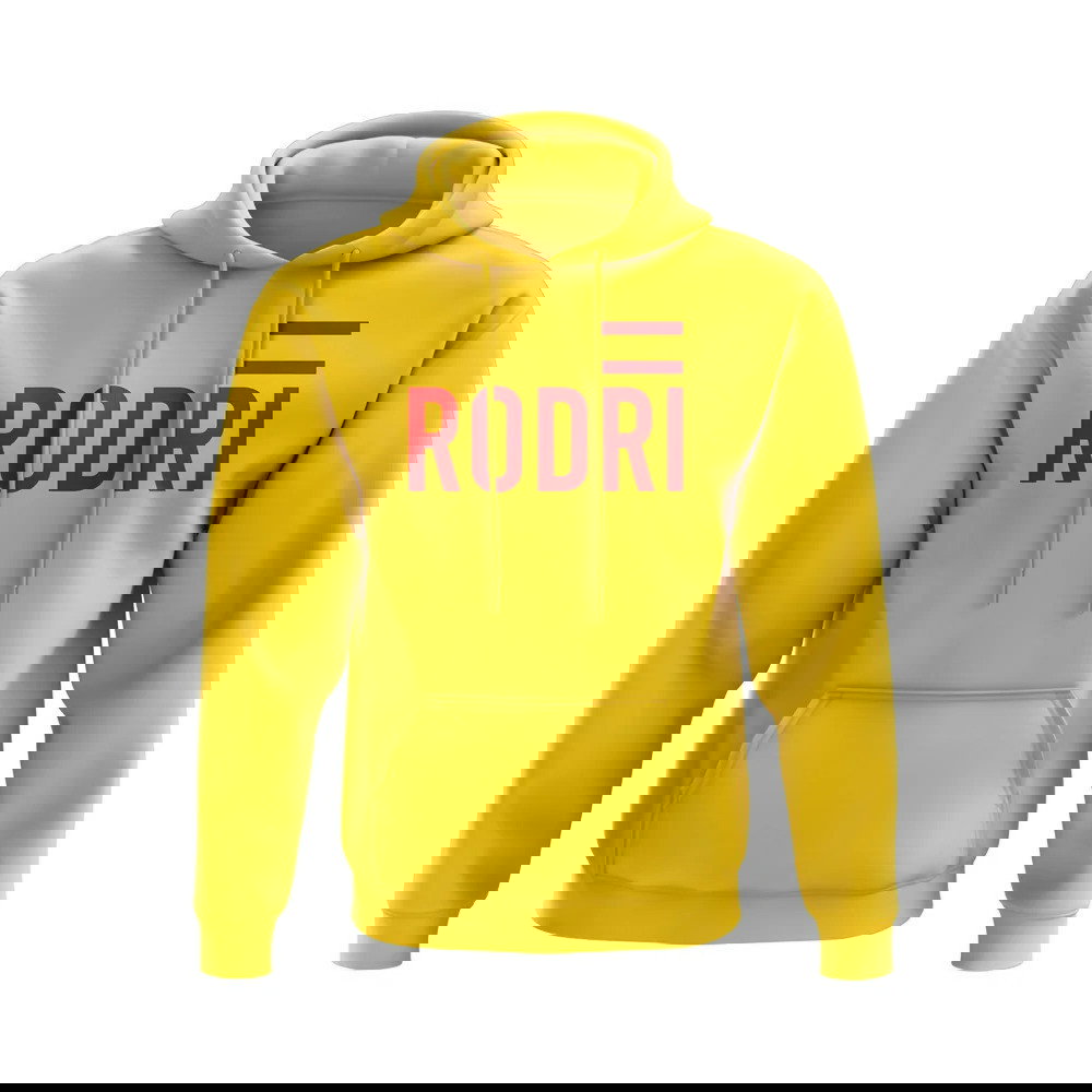 Rodri Spain Flag Hoody (Yellow)