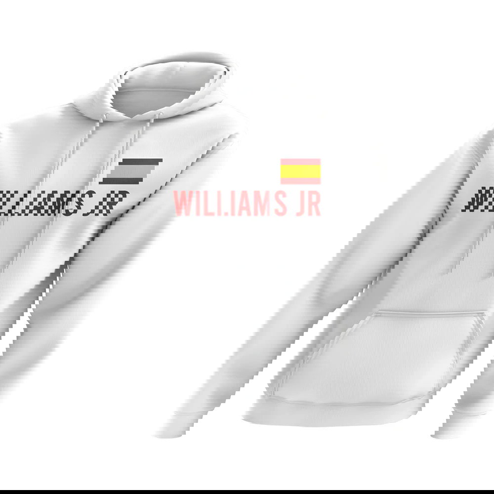 Nico Williams Spain Flag Hoody (White)