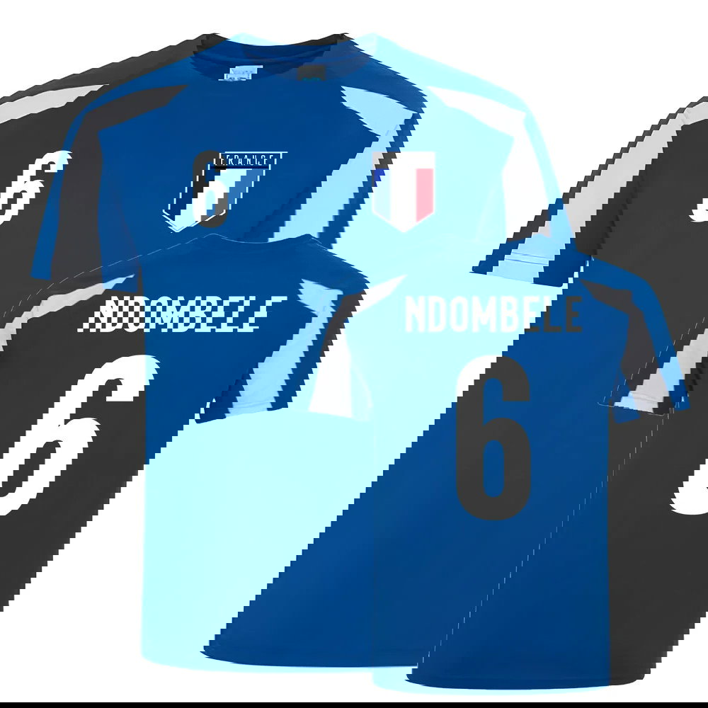Tanguy Ndombele France Sports Training Jersey (Blue-White)