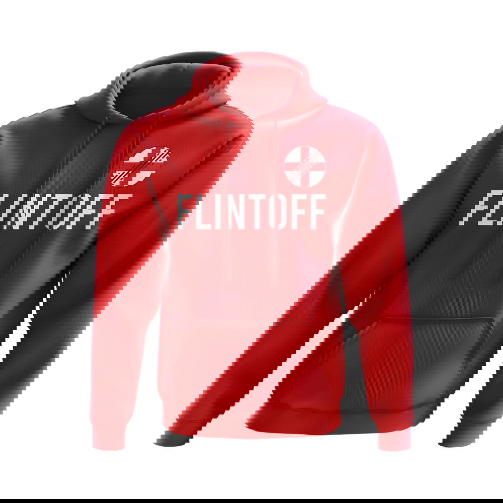 Andrew Flintoff England Name Hoody (Red)