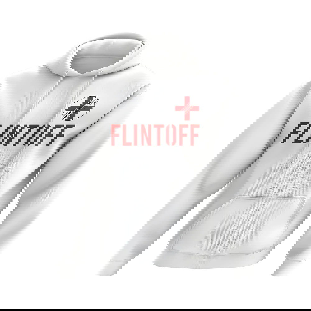 Andrew Flintoff England Name Hoody (White)