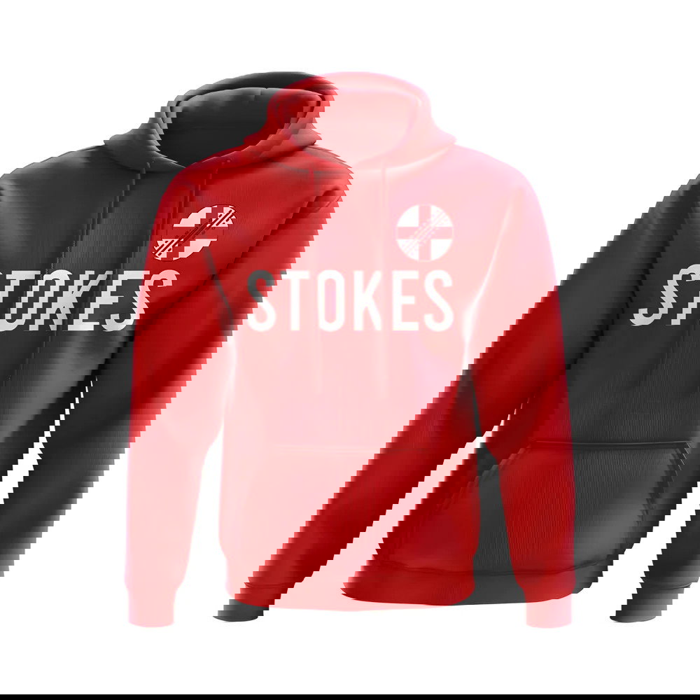 Ben Stokes England Name Hoody (Red)