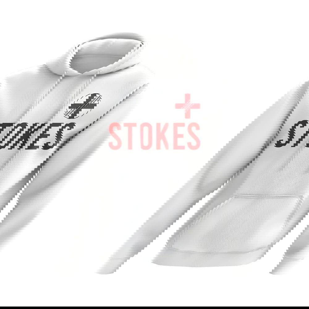 Ben Stokes England Name Hoody (White)