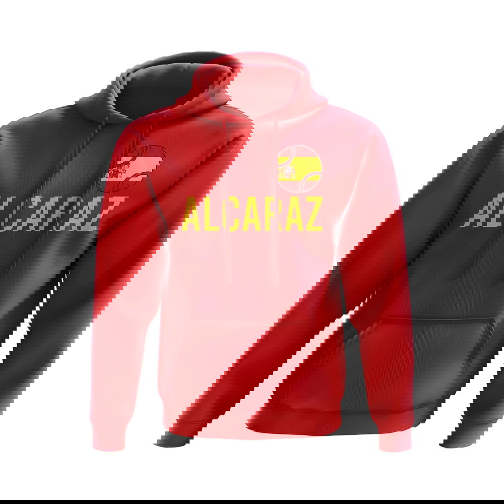 Carlos Alcaraz Spain Name Hoody (Red)