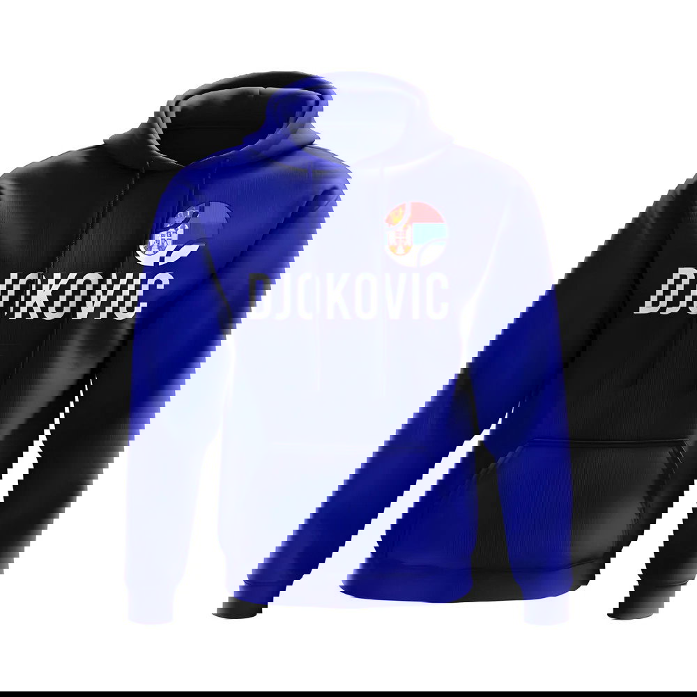 Novak Djokovic Serbia Name Hoody (Royal Blue)