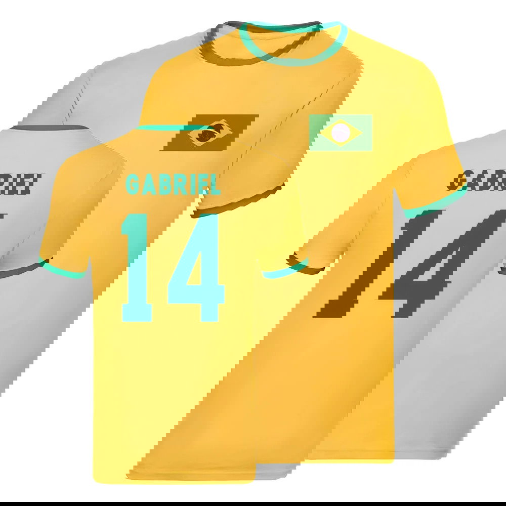 Brazil Ringer T-Shirt (Gabriel 14)