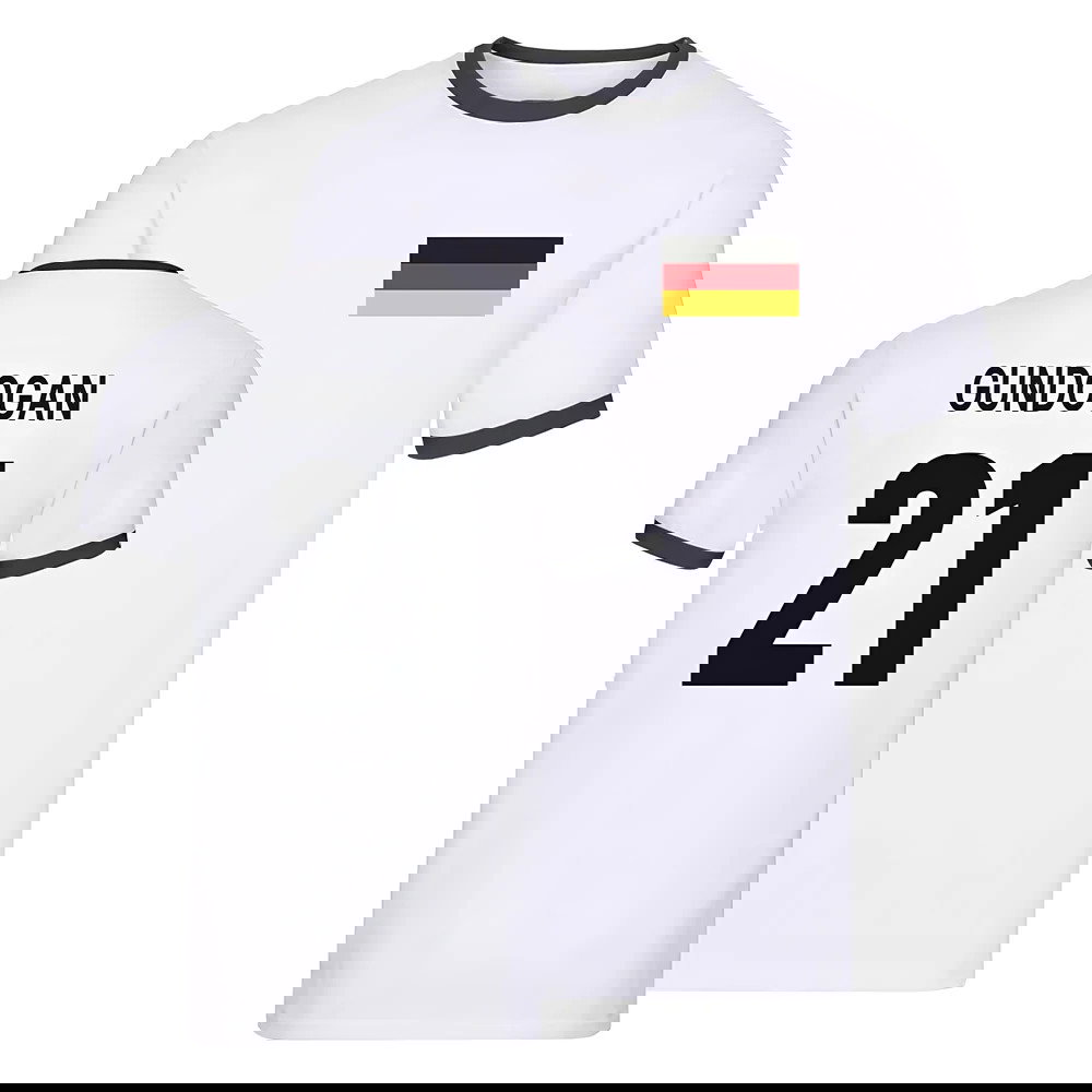 Germany Ringer T-Shirt (Ilkay Gundogan 21)