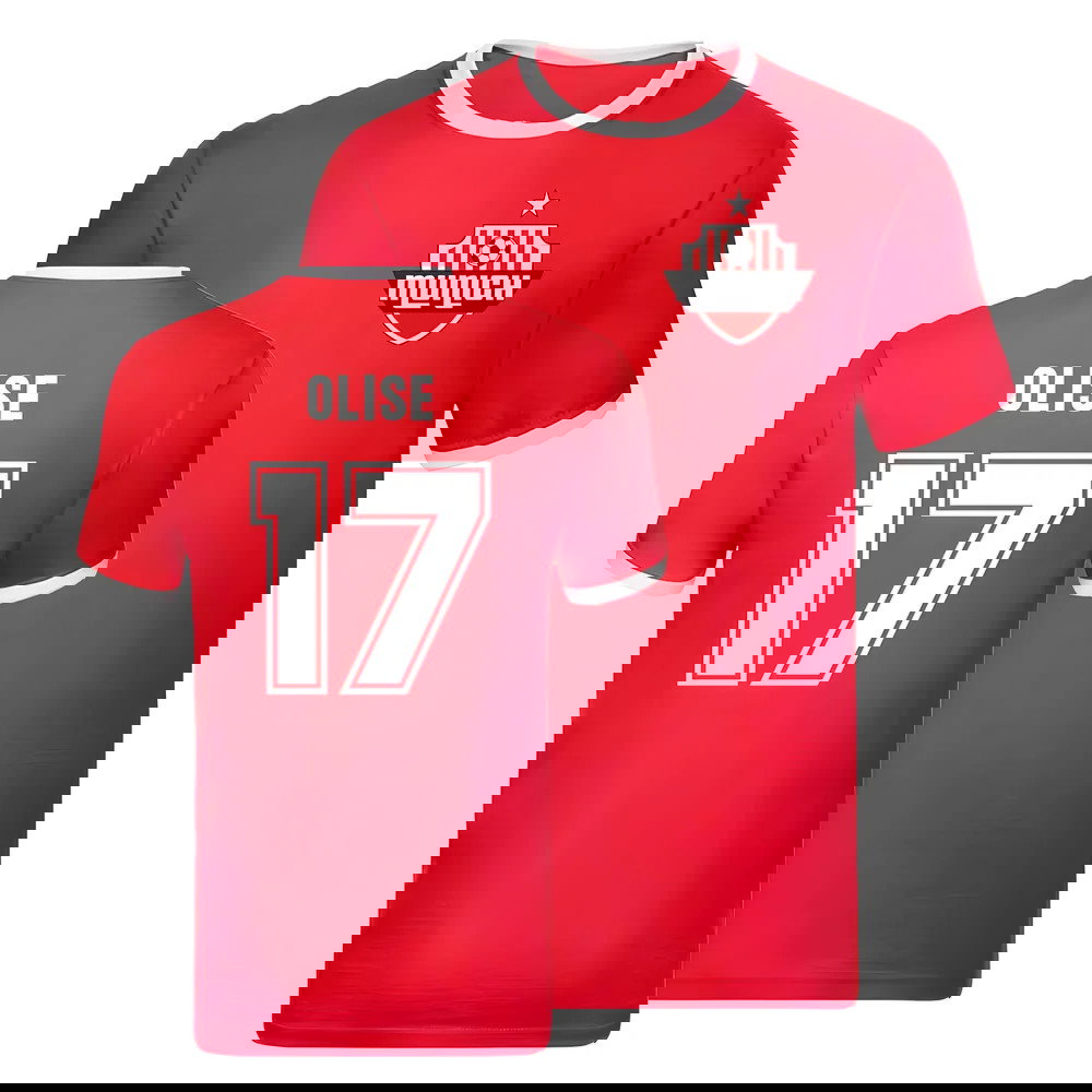 Bayern Munich Ringer T-Shirt (Michael Olise 17)