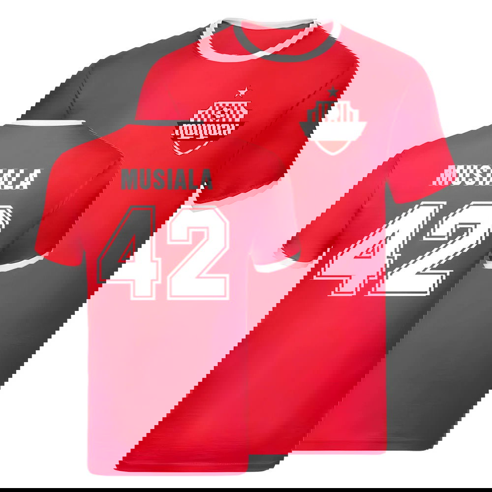 Bayern Munich Ringer T-Shirt (Jamal Musiala 42)