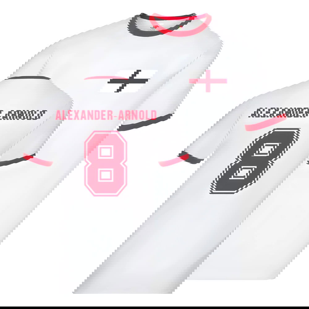 England Ringer T-Shirt (Trent Alexander-Arnold 8)