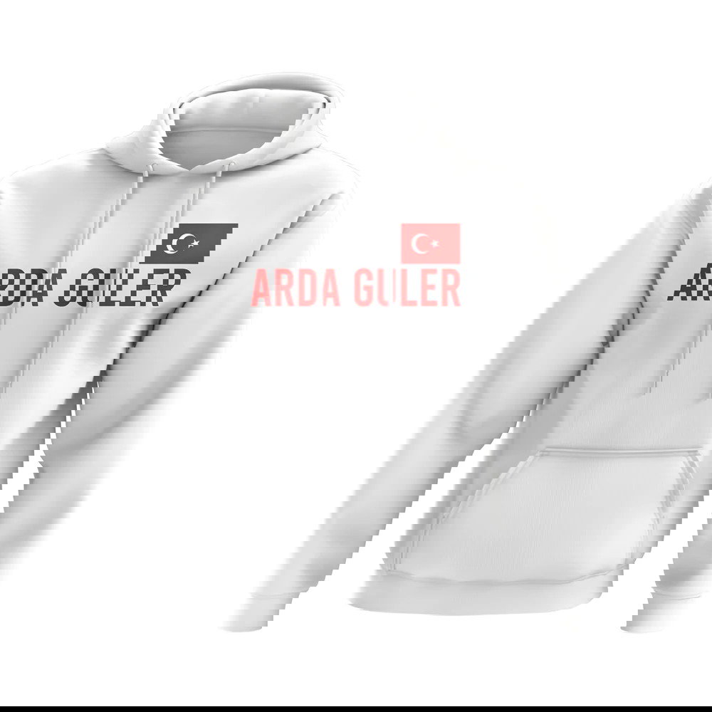Arda Guler Turkey Name Hoody (White)