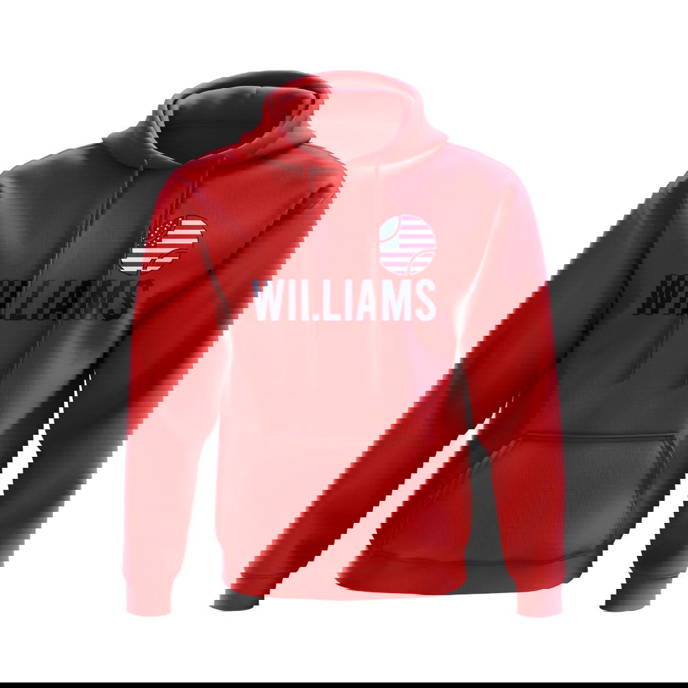 Serena Williams USA Name Hoody (Red)