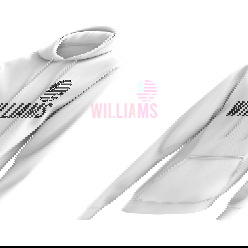 Serena Williams USA Name Hoody (White)