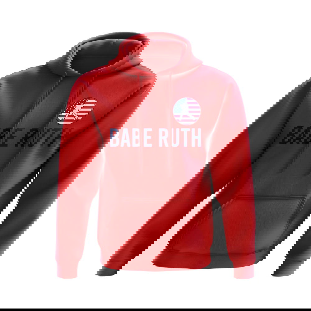 Babe Ruth USA Name Hoody (Red)
