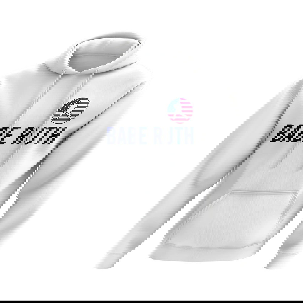 Babe Ruth USA Name Hoody (White)