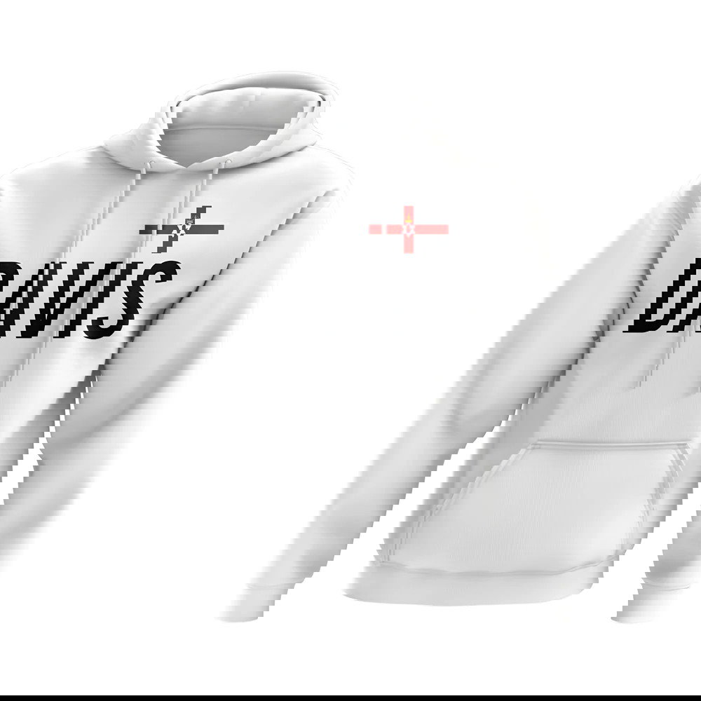 Steven Davis Northern Ireland Name Hoody (White)