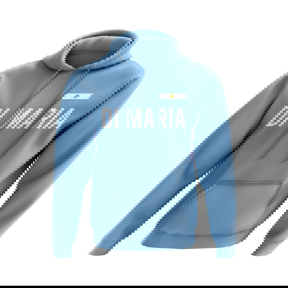 Angel Di Maria Argentina Name Hoody (Sky Blue)