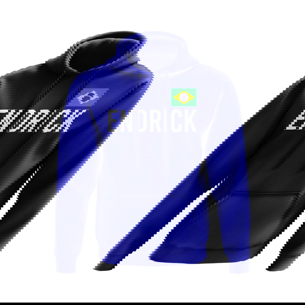 Endrick Brazil Name Hoody (Blue)