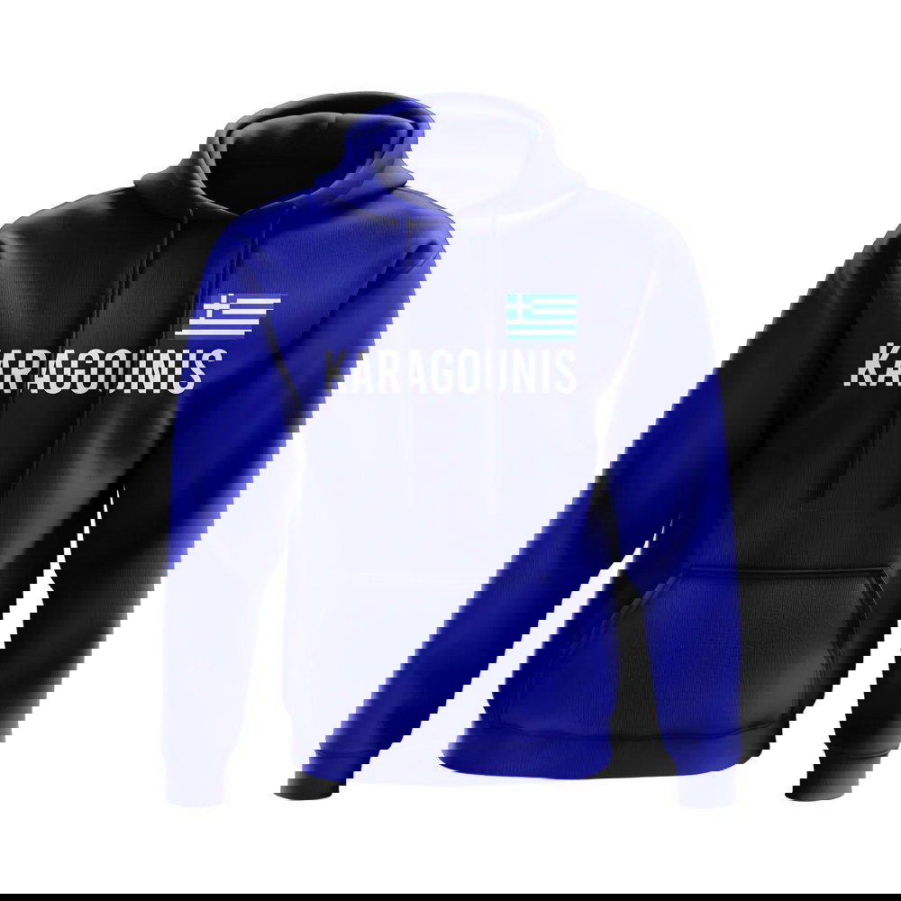 Giorgos Karagounis Greece Name Hoody (Blue)