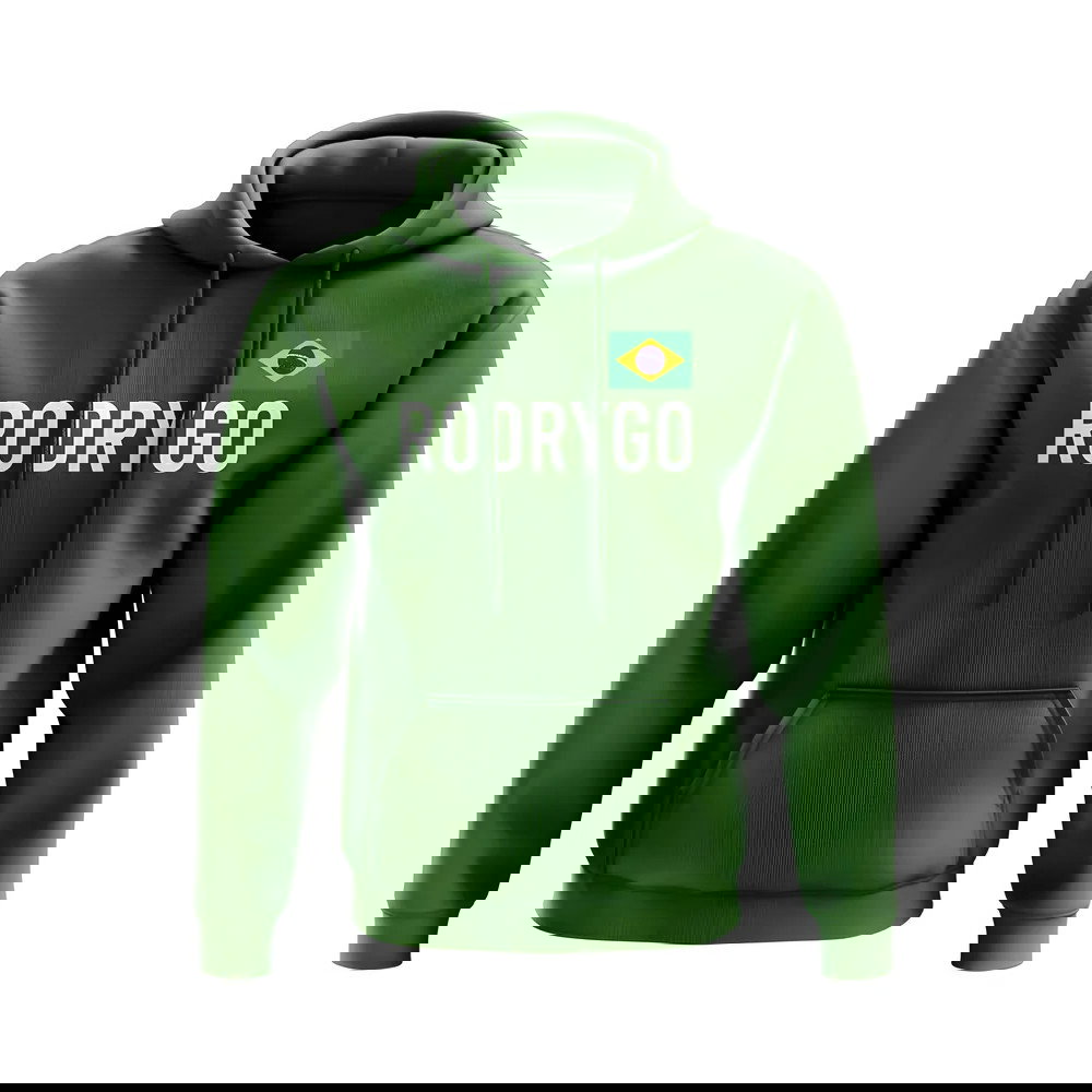 Rodrygo Brazil Name Hoody (Green)