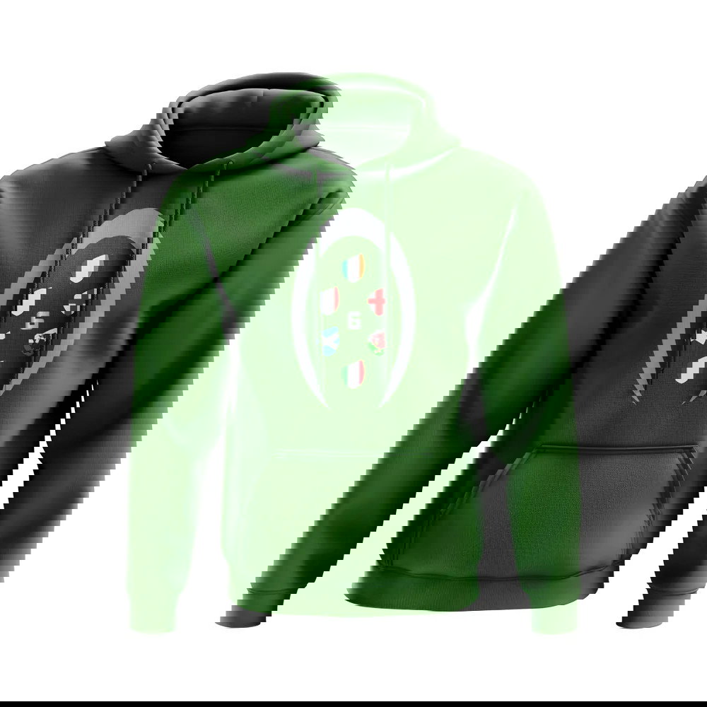 Six Nations Rugby Shield Hoody (Green)