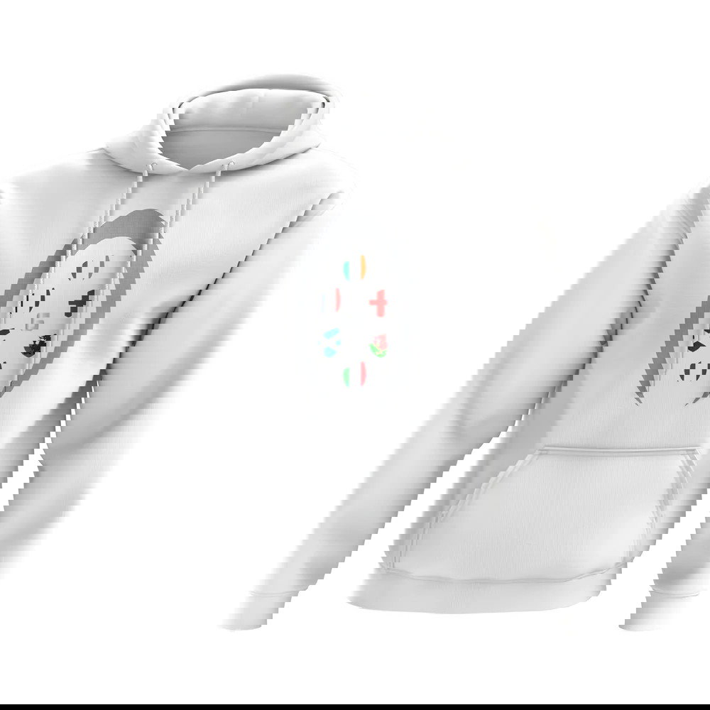 Six Nations Rugby Shield Hoody (White)