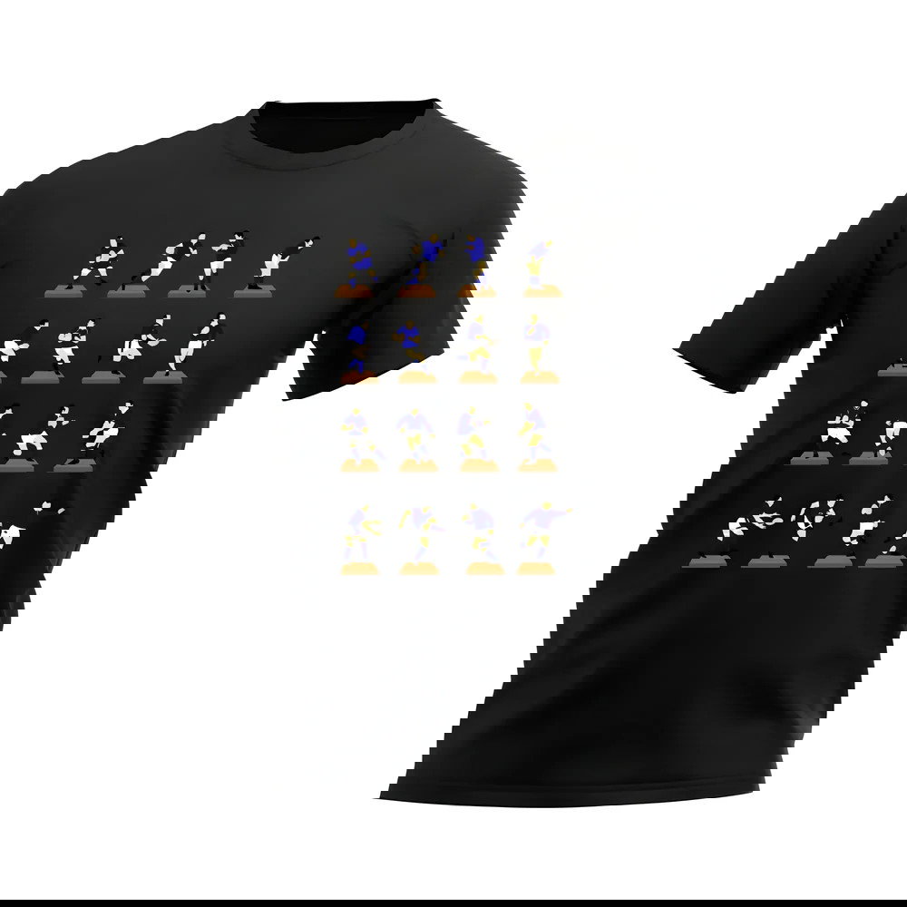Navy Rugby Figurine T-Shirt (Black)