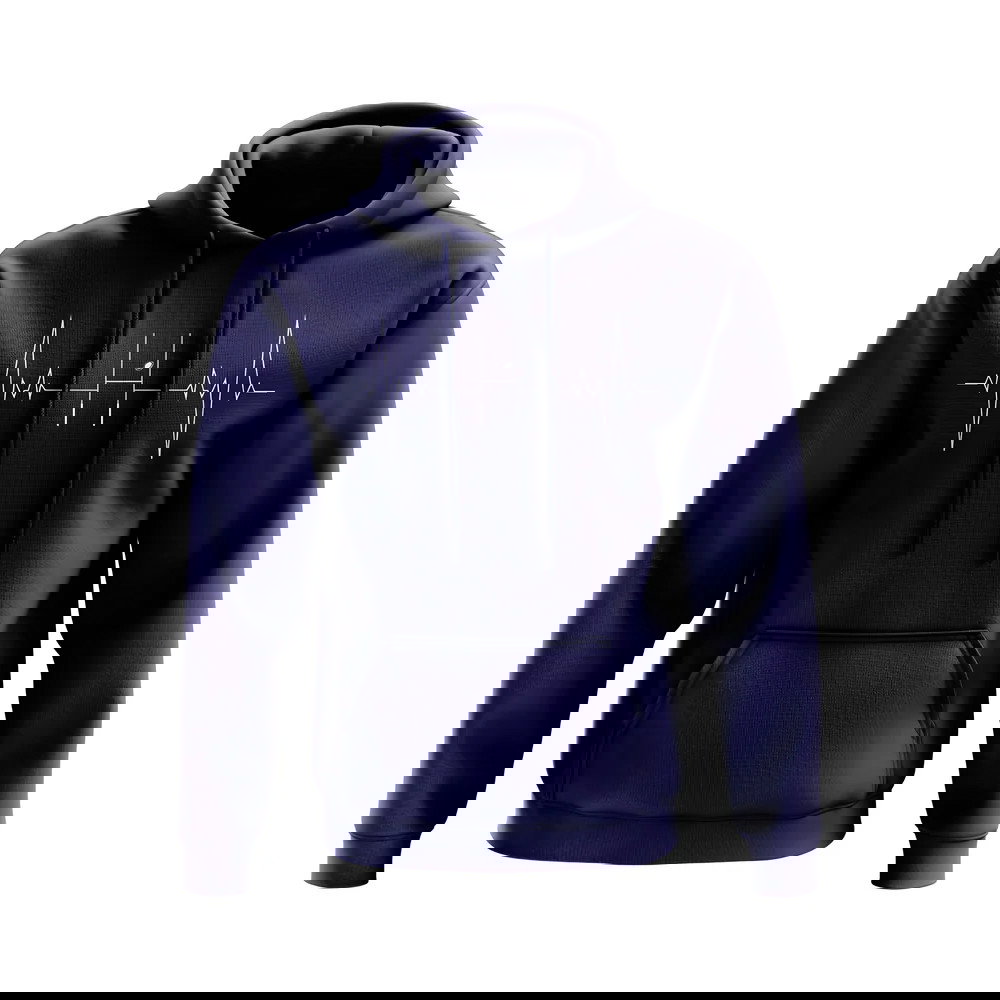 Rugby Heartbeat Hoody (Navy)