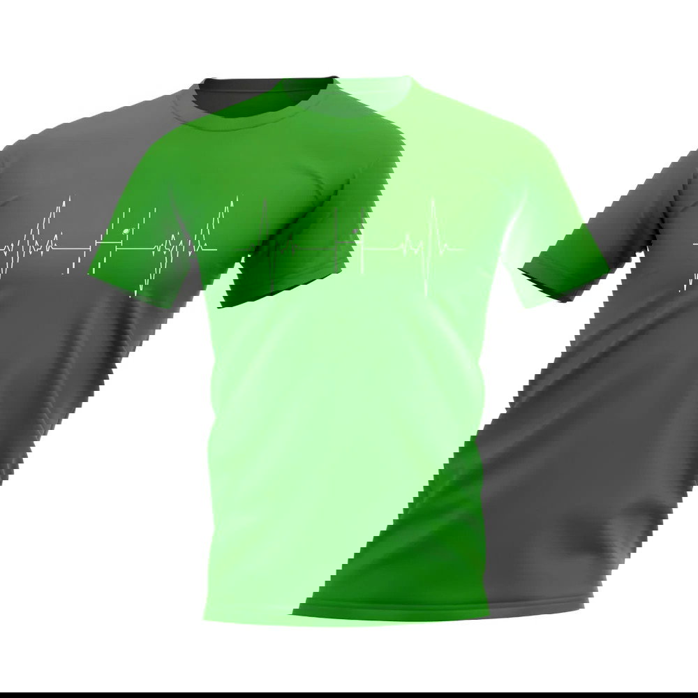 Rugby Heartbeat T-Shirt (Green)