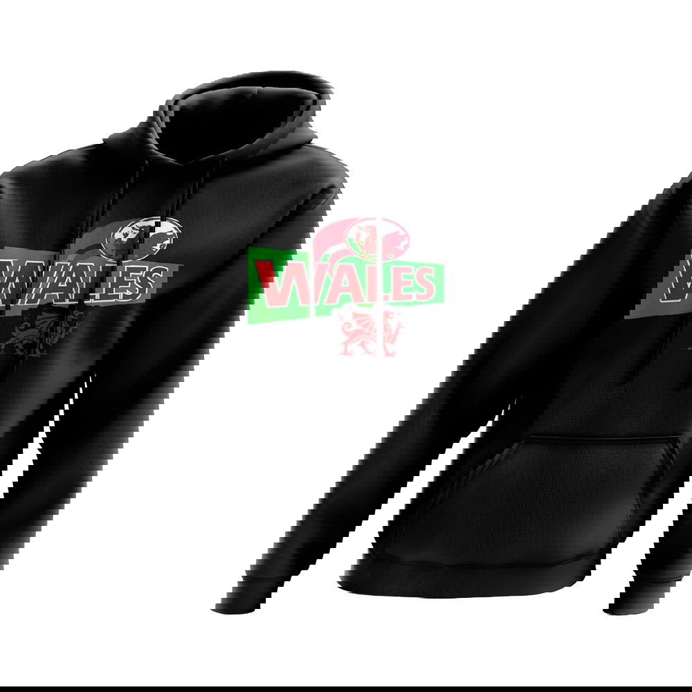 Wales Rugby National Team Hoody (Black)