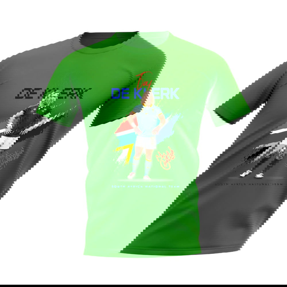 Faf De Klerk South Africa Rugby T-Shirt (Green)